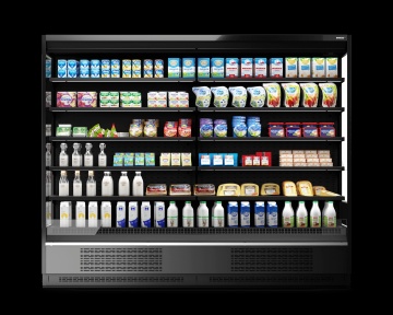 Охлаждаемый стеллаж DAZZL Vega 070 H195 Plug-in 250 (0/+7)