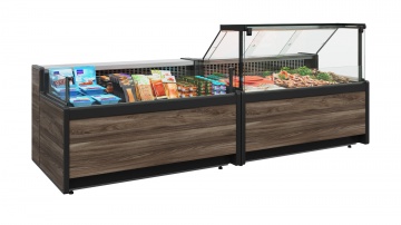 Холодильная витрина Carboma Gelios GC111 VM 1,5-1 (газлифт)