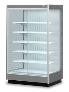 Горка среднетемпературная BRENTA SG D2H1 125 (с дверями из закаленного стекла)