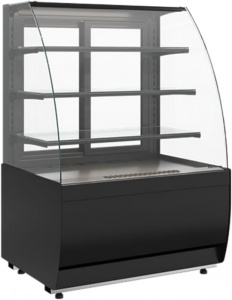 Витрина кондитерская Carboma Flandria 2 K70 VM 1,3-2 STANDARD открытая, горка (версия 2.0) (9005)