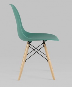 Стул барный Eames Style DSW серо-зеленый x4