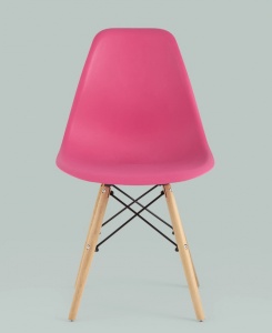 Стул барный Eames Style DSW маджента x4