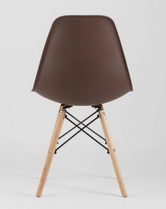 Стул барный Eames Style DSW коричневый x4