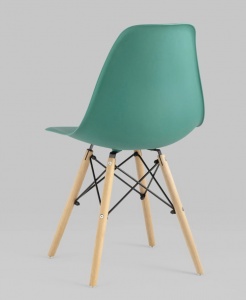 Стул барный Eames Style DSW серо-зеленый x4