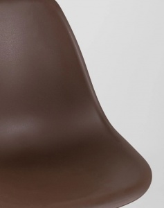 Стул барный Eames Style DSW коричневый x4