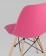 Стул барный Eames Style DSW маджента x4