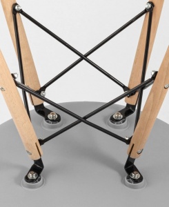 Стул барный Eames Style DSW серо-зеленый x4