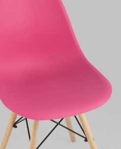 Стул барный Eames Style DSW маджента x4