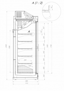 Шкаф морозильный PLANAI 250 НТ (2 кассеты)