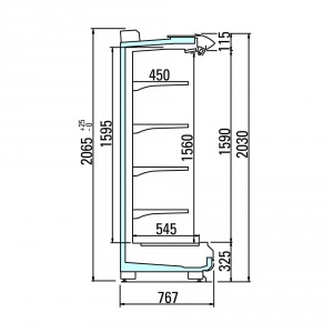 Пристенная горка Arneg PANAMA 3 75 H203 2500