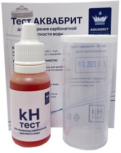 Тест kH Аквабрит 020