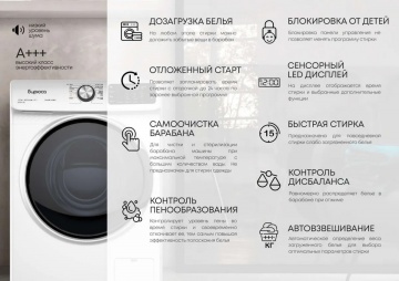 Стиральная машина с сушкой Бирюса WMD-SM1014/05