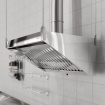 Зонт вытяжной нержавеющий Финист ЗВН-02 (600х700х400)