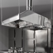 Зонт вытяжной нержавеющий Финист ЗВН-04/03 (2000х1800х400)